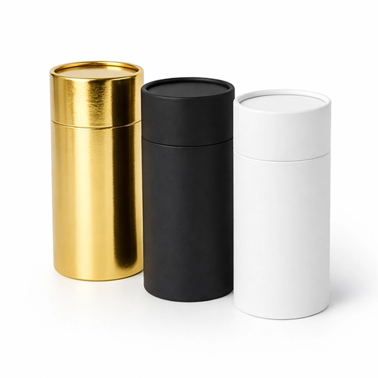 envases tubulares de carton utilizados en fabricacion de packaging premium